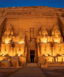 Egipto con los templos de Ramsés